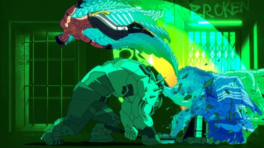 Cyberpunk: Edgerunners (2022) - The Sandevistan in action