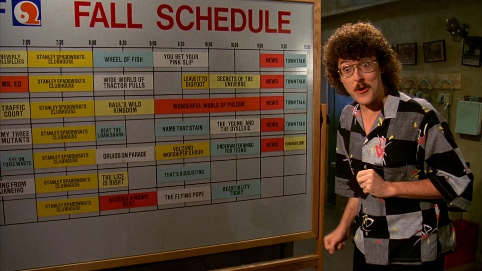 UHF (1989) - The TV schedule UHF (1989) - The TV schedule