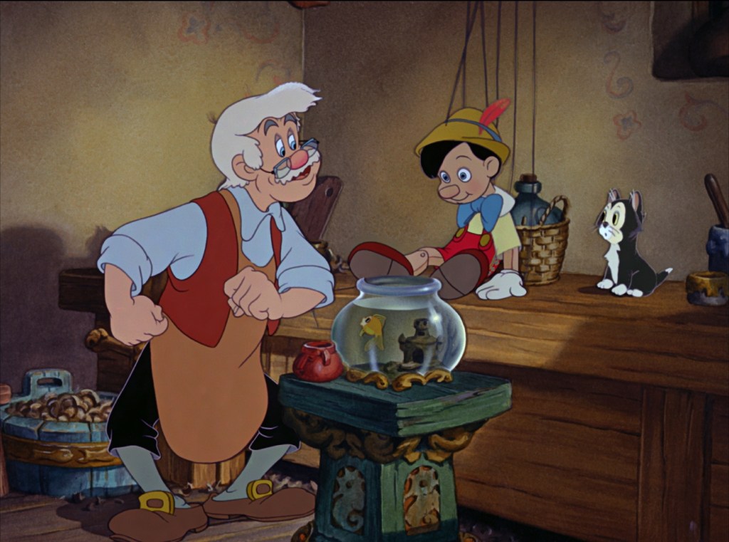 Pinocchio Log No Strings on Me – Pinocchio (1940) Blu-ray – The Video File Blog