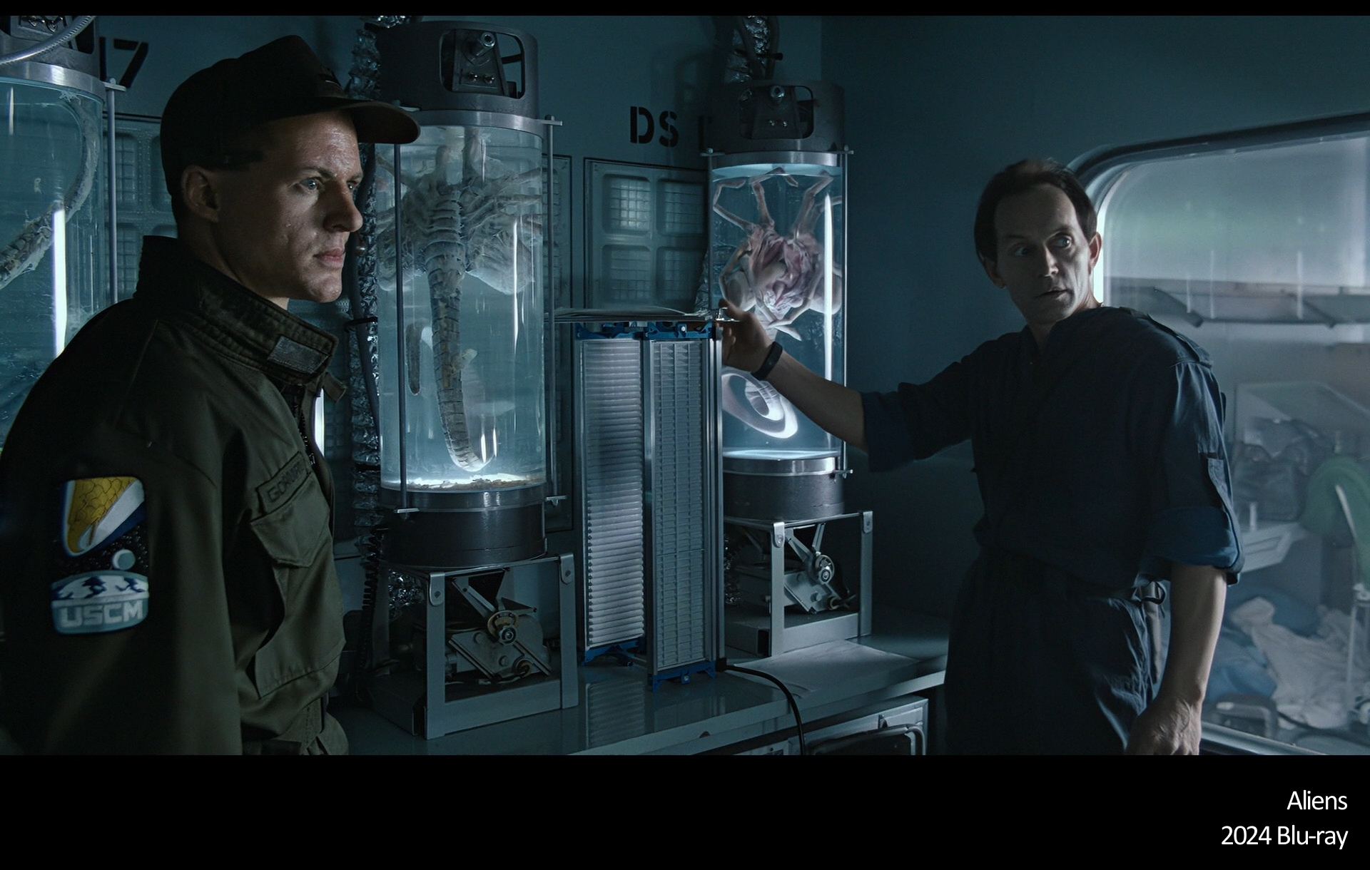 Aliens (1986) Comparison 5 Lance Henriksen - 2024 Blu-ray