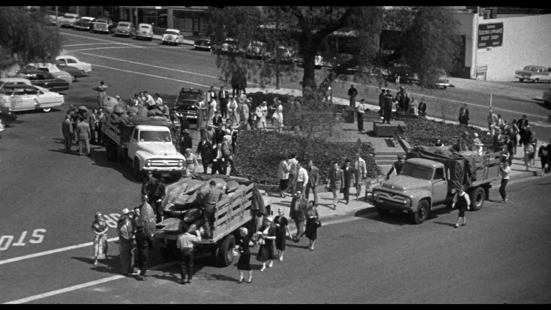 Invasion of the Body Snatchers (1956) Aspect Ratio Comparison - 1.85:1