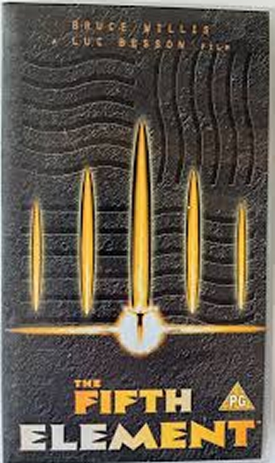 The Fifth Element (1997) PAL VHS, UK