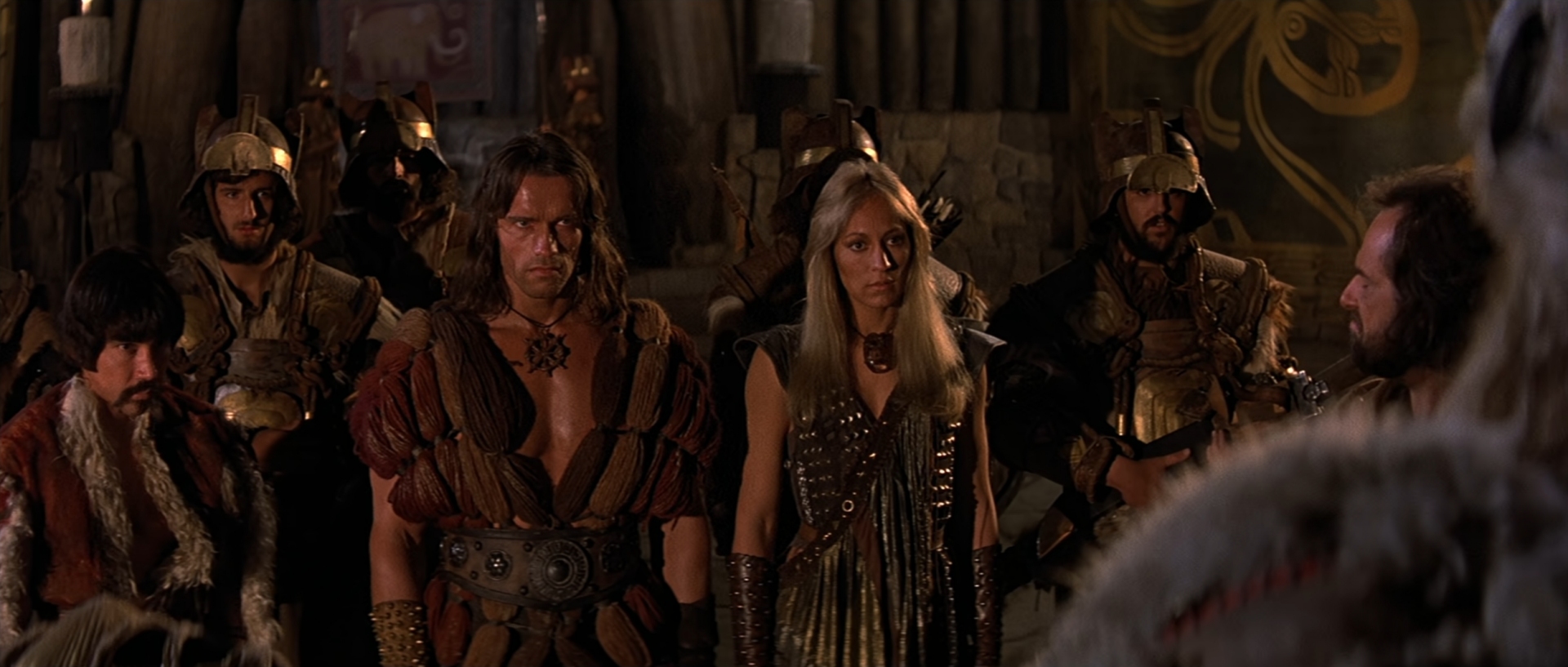 Conan the Barbarian (1982) - Arnold Schwarzenegger & Sandahl Bergman Conan the Barbarian (1982) - Arnold Schwarzenegger & Sandahl Bergman