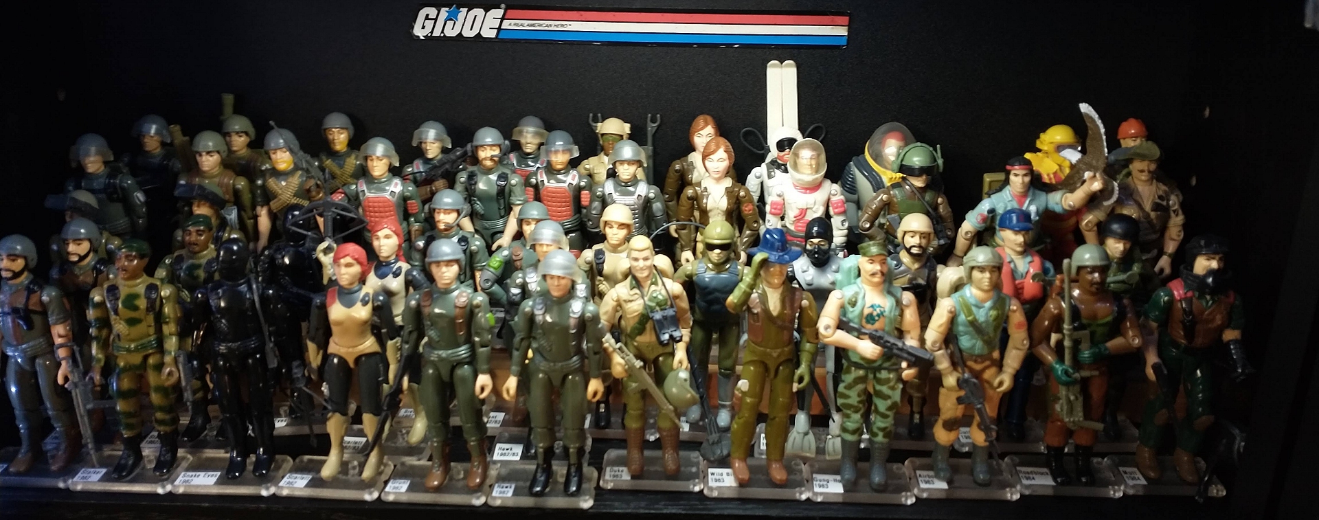 A small sampling of my G.I. Joe collection A small sampling of my G.I. Joe collection