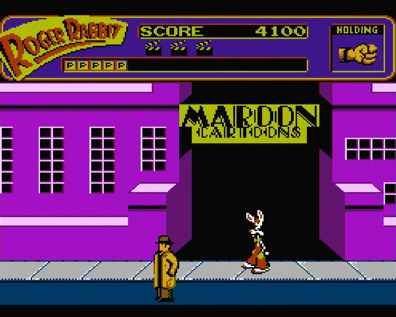 Who Framed Roger Rabbit (1989) NES video game - Maroon Cartoons Who Framed Roger Rabbit (1989) NES video game - Maroon Cartoons
