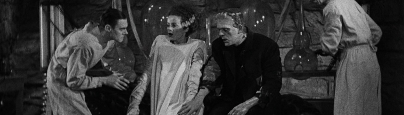 The Bride of Frankenstein (1935) Else Lanchester & Boris Karloff