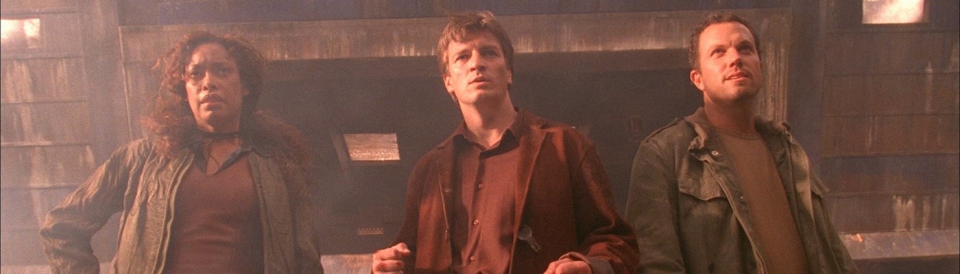 Firefly (2002) - Gina Torres, Nathan Fillion, & Adam Baldwin