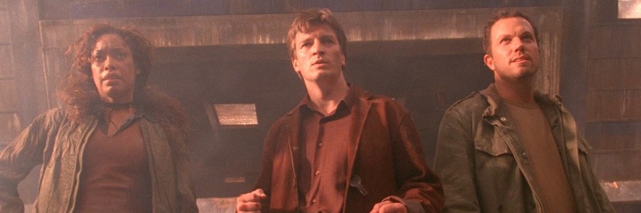 Firefly (2002) - Gina Torres, Nathan Fillion, & Adam Baldwin