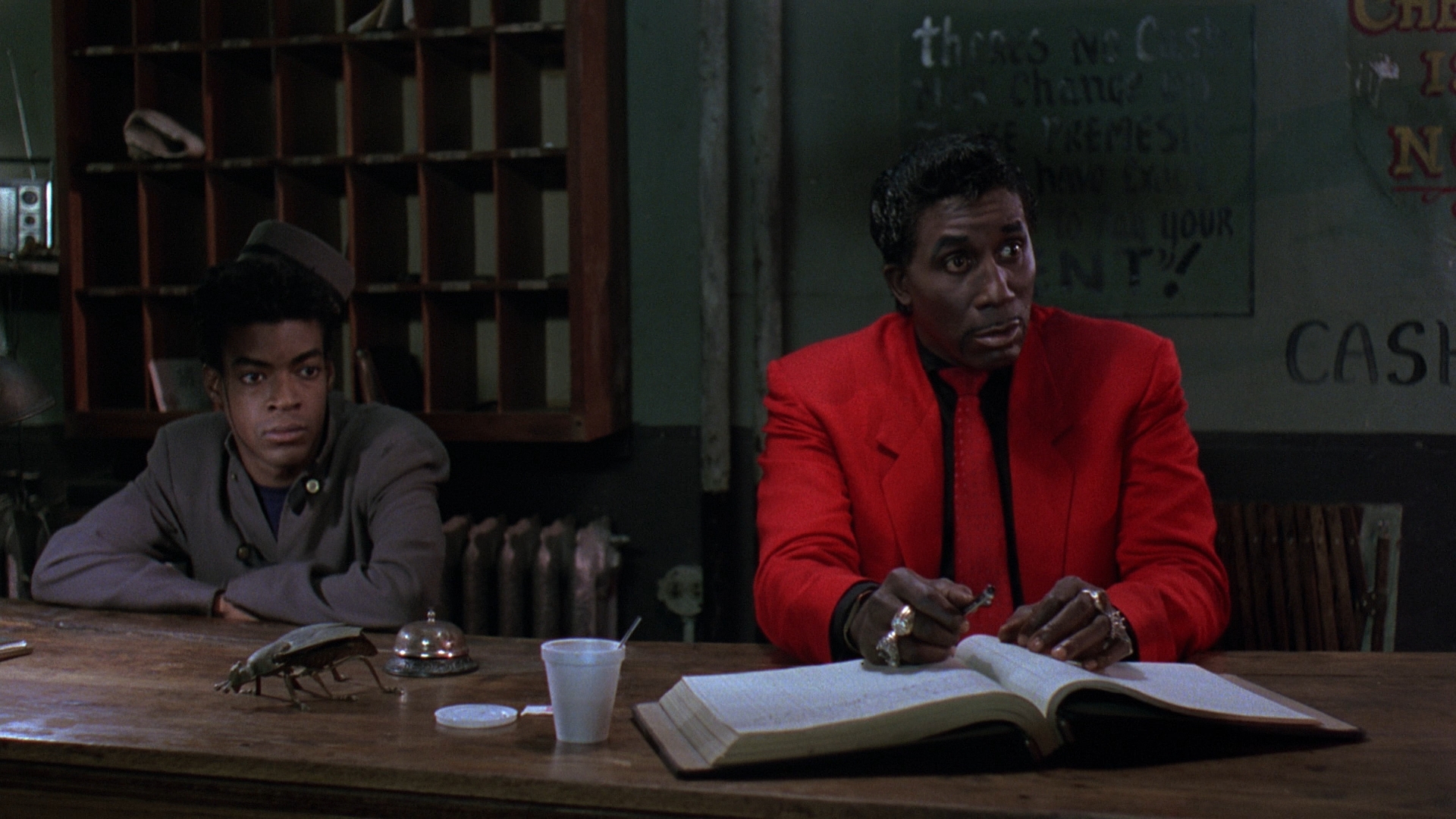 Mystery Train (1989) - Cinqué Lee as Bellboy & Screaming' Jay Hawkins as Night Clerk Mystery Train (1989) - Cinqué Lee as Bellboy & Screaming' Jay Hawkins as Night Clerk