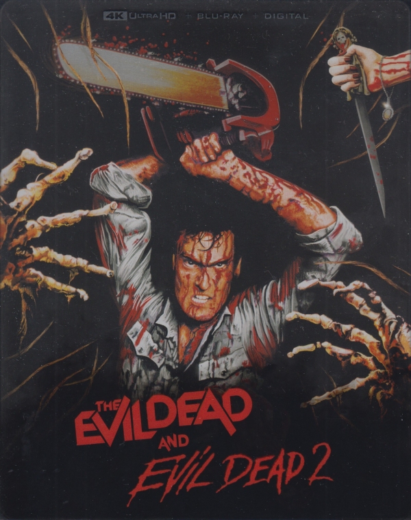 Evil Dead 1 & 2 4K Ultra HD Blu-ray SteelBook Evil Dead 1 & 2 4K Ultra HD Blu-ray SteelBook