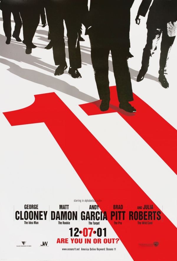 Ocean's Eleven (2001) movie poster Ocean's Eleven (2001) movie poster
